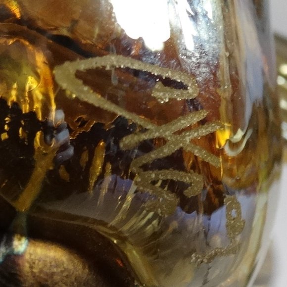 Glass blown handmade eggplant - Small Gourds - Pumpkin Patch Handmade Glass bulb - Picture 2 of 16